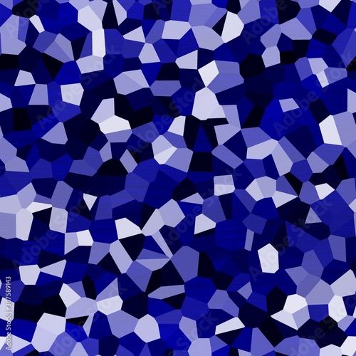 Deep royal blue and white polygonal modern abstract seamless texture