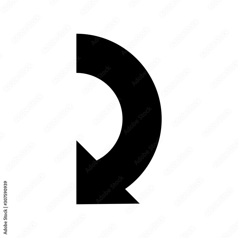 Balck vector arrow isolated on white background. Balck vector arrow isolated on white background.