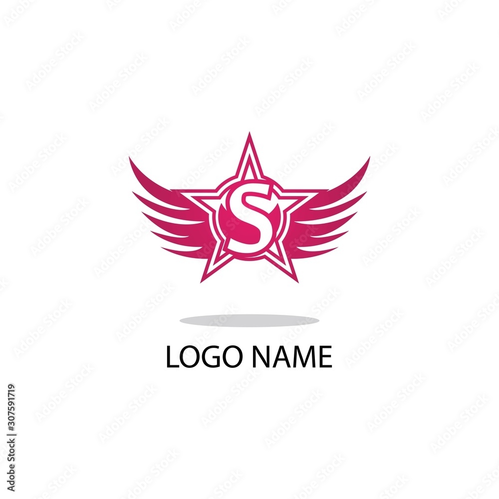 S letter logo symbol modern business