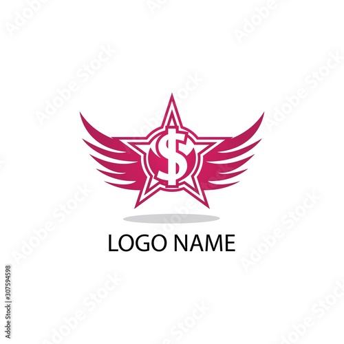 US dollar logo symbol illustration business