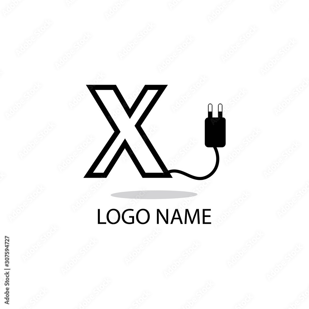 X letter logo symbol vector icon