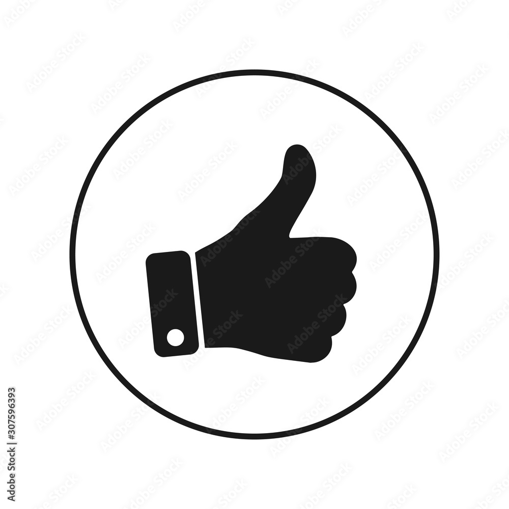 Thumb Icon. Illustration of Agree, Like or Okay As A Simple Vector Sign & Trendy Symbol for Design and Websites, Presentation or Mobile Application. Thumb Icon. Illustration of Agree, Like or Okay As A Simple Vector Sign & Trendy Symbol for Design and Websites, Presentation or Mobile Application.