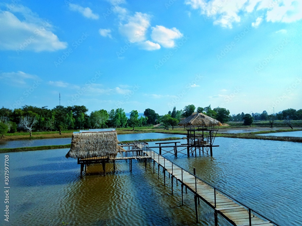 pier on the lake