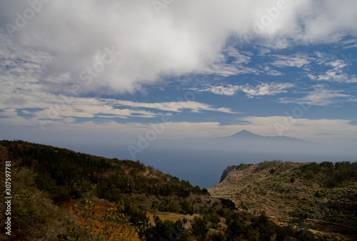  summer natural landscape of the Canary Island Gomera in Spain © Joanna Redesiuk