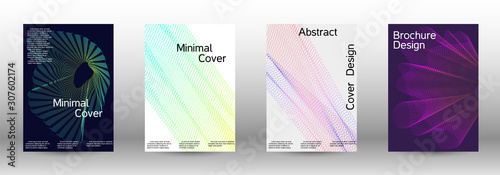 Cover design template set 