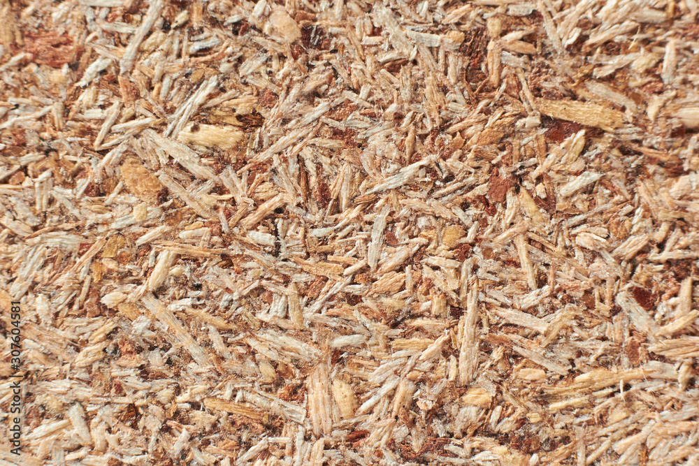 Texture plate OSB close-up (macro), light background of compressed sawdust. Texture plate OSB close-up (macro), light background of compressed sawdust.
