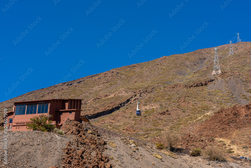 Teleferico del Teide (Tenerife, Islas Canarias - España).