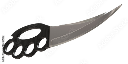 Tableau sur toile Knuckle duster and knife