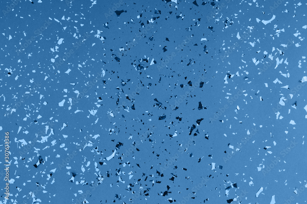 Golden sparkles on turquoise background. Main color trend for 2020 year. Golden sparkles on turquoise background. Main color trend for 2020 year.