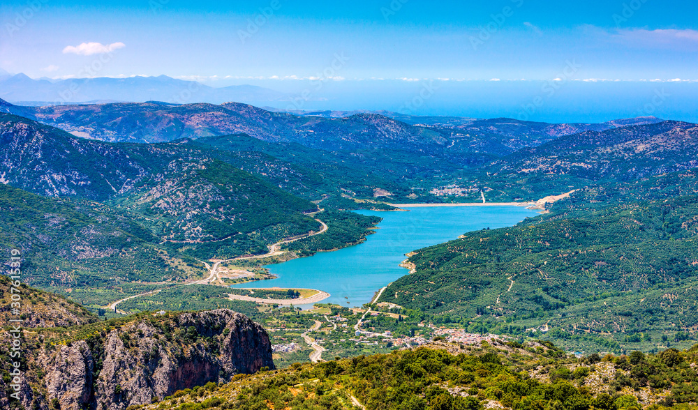 Aposelemi reservoir, Crete, Greece