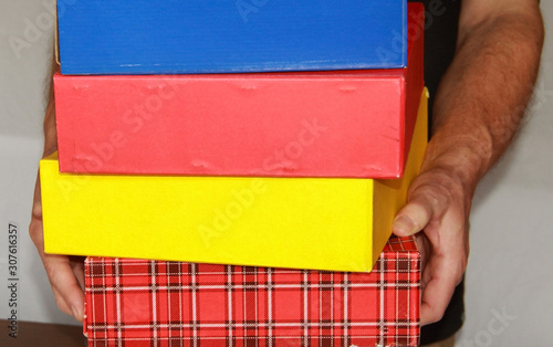 Business man working with folders.Confidential Business Concept photo