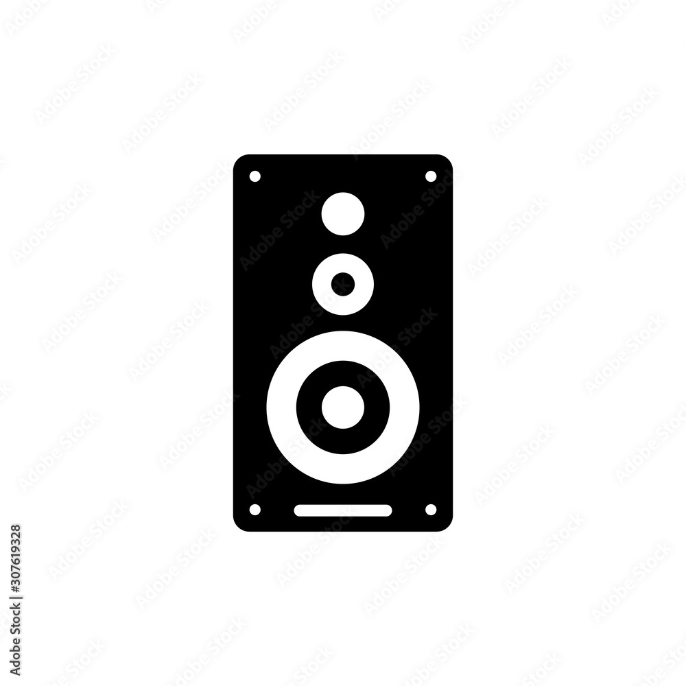 Speaker Vector Glyph Icon. Pixel perfect Speaker Vector Glyph Icon. Pixel perfect