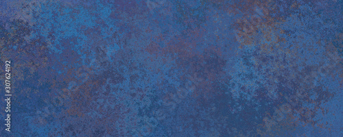 Rusty blue car iron texture background