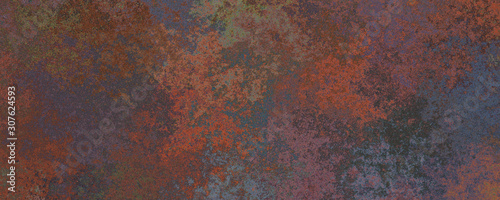 Rusty chipped car iron texture background
