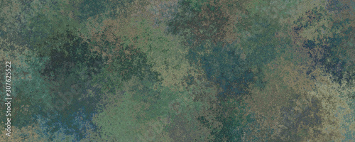 Mossy green wall background. Rusty green texture background