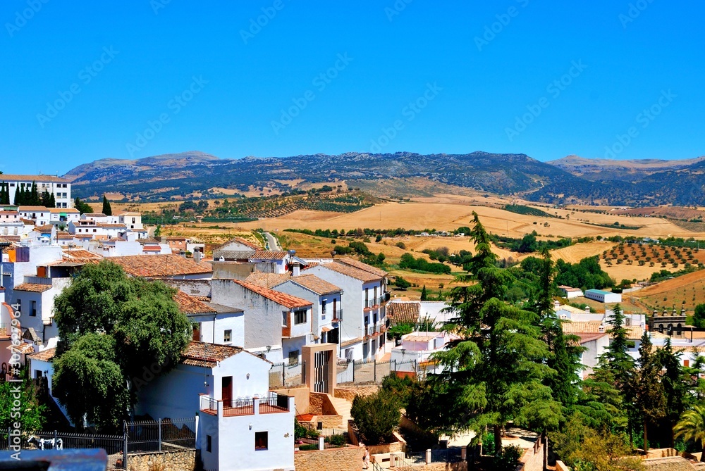 views of the city of Ronda in Malaga
