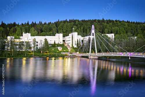 Jyvaskyla at summer night, Finland photo