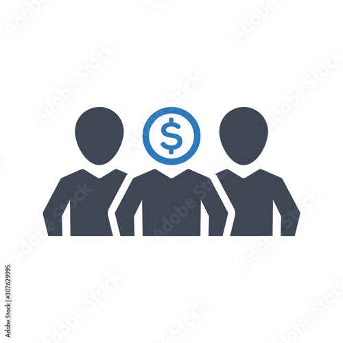 Business investor icon