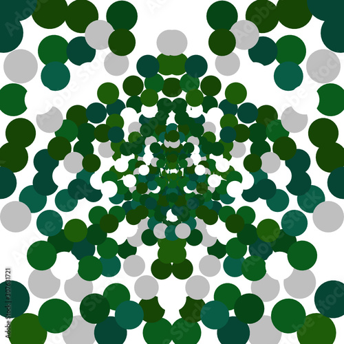 green floral background