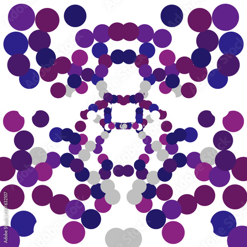 abstract background with hearts