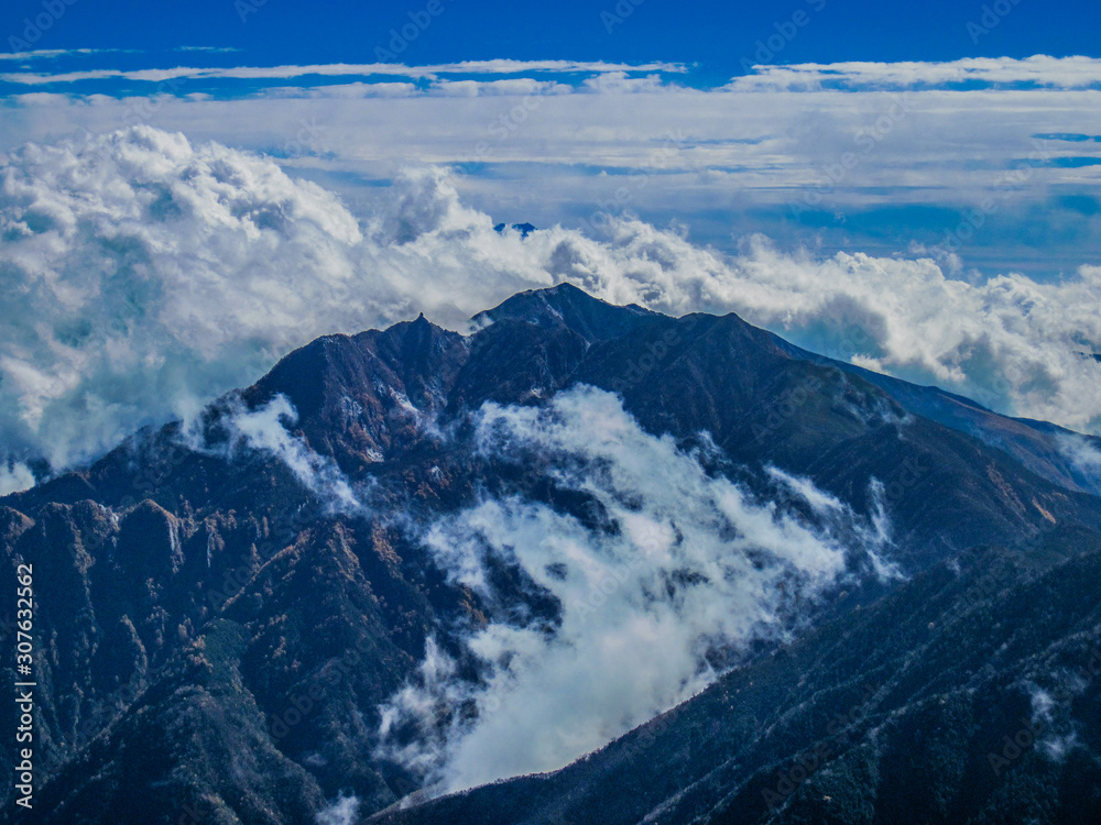 南アルプスの山々 南アルプスの山々