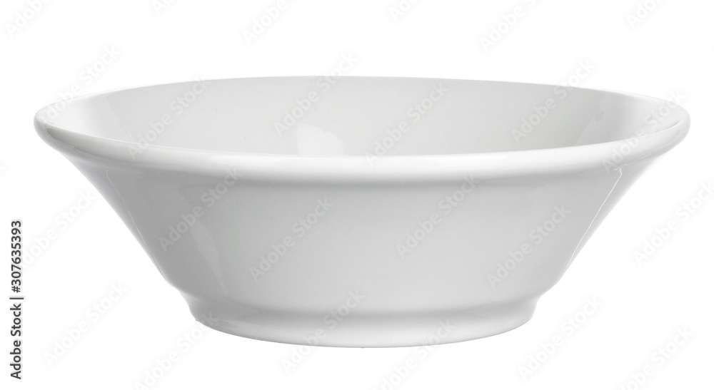 Ceramic white bowl isolated on white background Ceramic white bowl isolated on white background