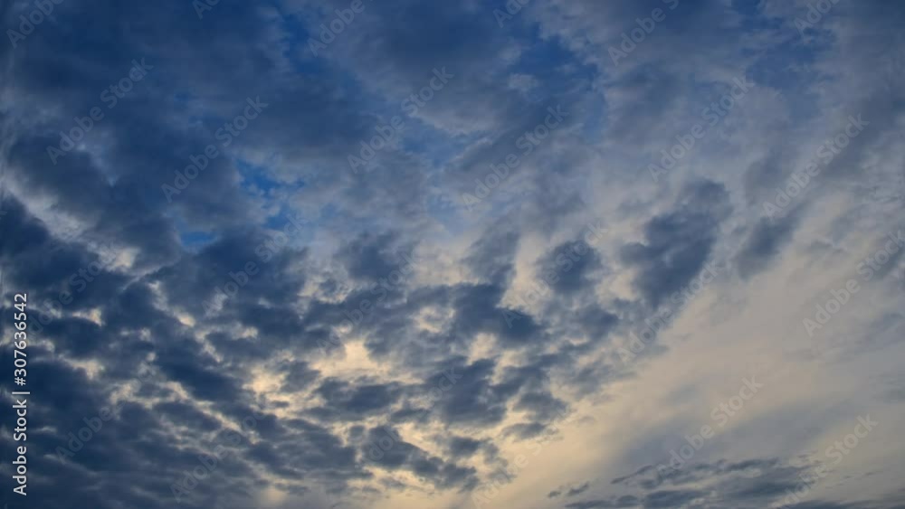 Cinemagraph of dramatic cloudscape at sunrise Cinemagraph of dramatic cloudscape at sunrise