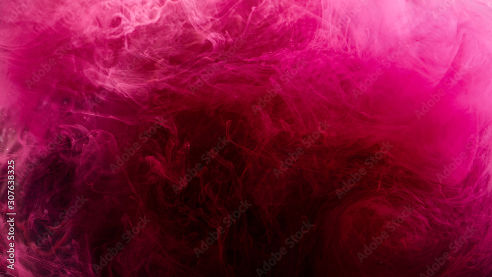 Abstract passion and love color background. Pink raspberry dancing smoke, valentines day backdrop
