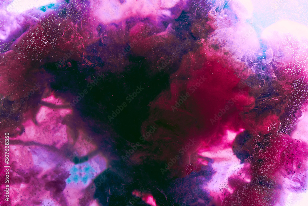 Abstract passion and love color background. Pink purple dancing smoke, valentines day backdrop