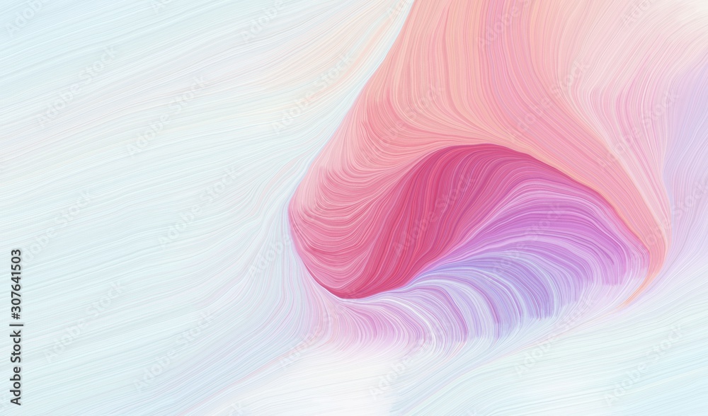 Fototapeta premium contemporary waves illustration with lavender, pale violet red and pastel magenta color