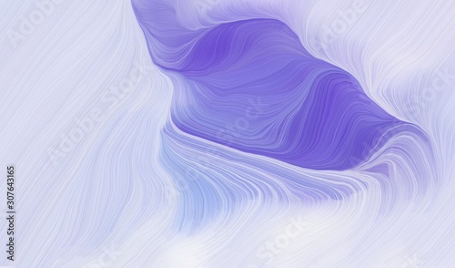 modern curvy waves background design with lavender blue, slate blue and light pastel purple color