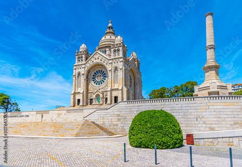 Sanctuary of Santa Luzia at Viana do Castelo in Portugal photo