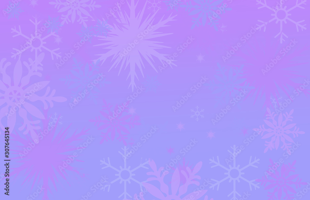 Background for photoshop. Texture with snowflakes of different sizes. Gentle pastel colors on on the pattern. Background for photoshop. Texture with snowflakes of different sizes. Gentle pastel colors on on the pattern.