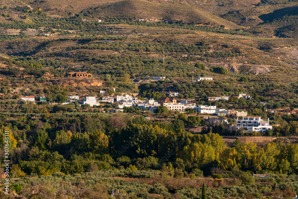 Benecid, a town next to Fondon in the Alpujarra de Almeria (Spain)