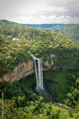 caracol waterfall in southern brazil