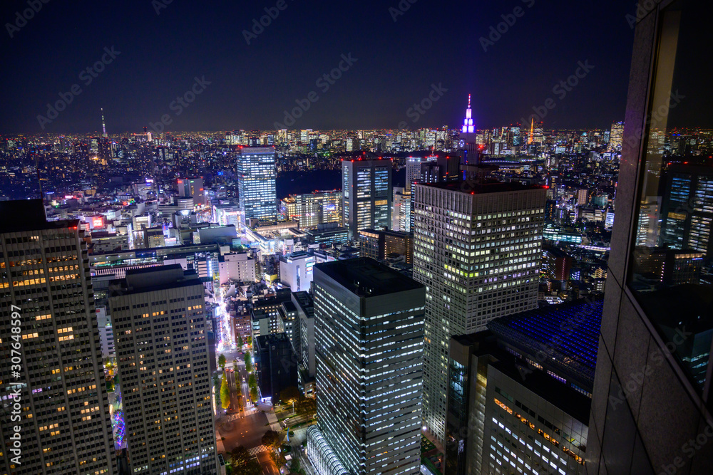 新宿の夜景 新宿の夜景
