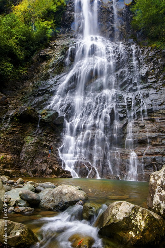 waterfall in forest