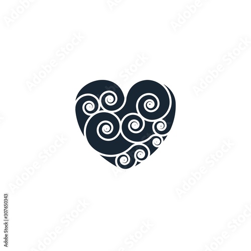Quilling creative icon. From Handmade icons collection. Isolated Quilling sign on white background