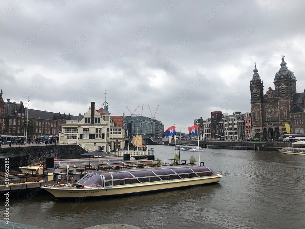 Obraz premium Canal Amsterdam