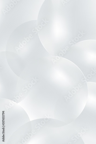 Background from abstract white circles or balls similar to flickering lights in defocus.
