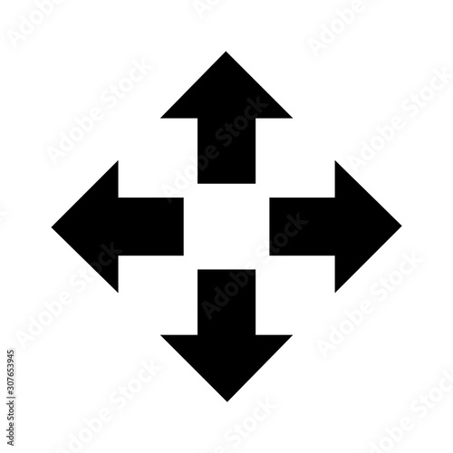 Free Download Balck vector arrow isolated on white background. - GFXLoad