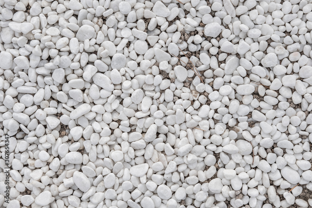 White pebble stone texture for background White pebble stone texture for background