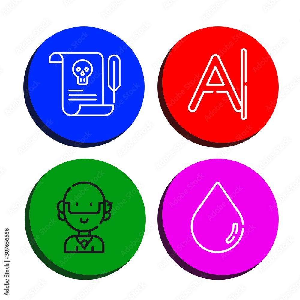 Set of vibrant icons such as Letter, Hippie, Blur , vibrant Set of vibrant icons such as Letter, Hippie, Blur , vibrant