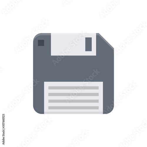 Floppy Vector Glyph Icon. Pixel perfect