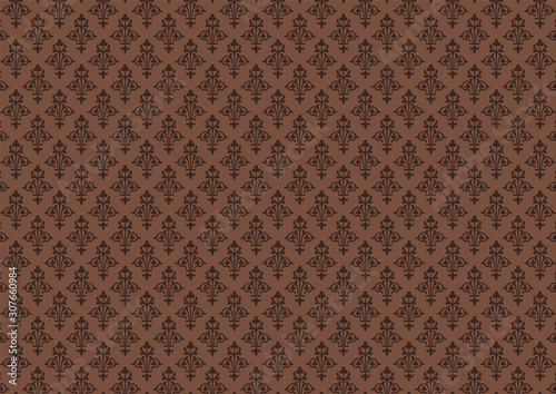 ビンテージ　シームレス壁紙