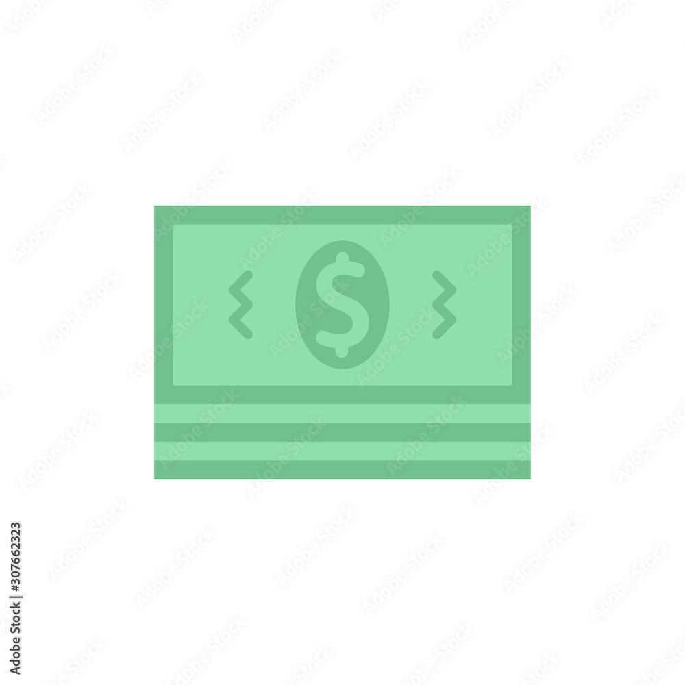 Paper Money Vector Flat Illustration. Pixel perfect Icon Style. Paper Money Vector Flat Illustration. Pixel perfect Icon Style.