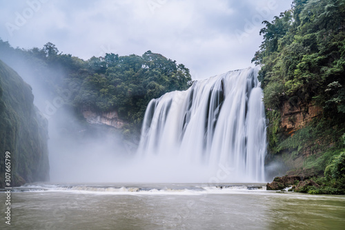 Scenery of Huangguoshu waterfall in Guizhou  China