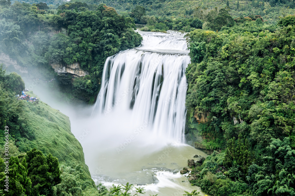 Scenery of Huangguoshu waterfall in Guizhou, China