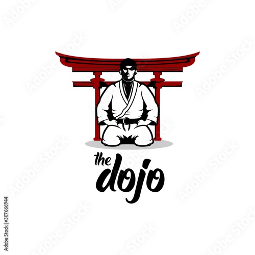 the dojo logo design illustration