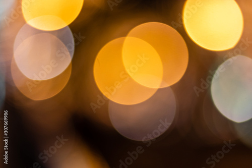 Christmas and New Year holidays glitter light bokeh background photo